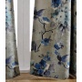 sinicism blue and white porcelain pattern room darkening window curtains