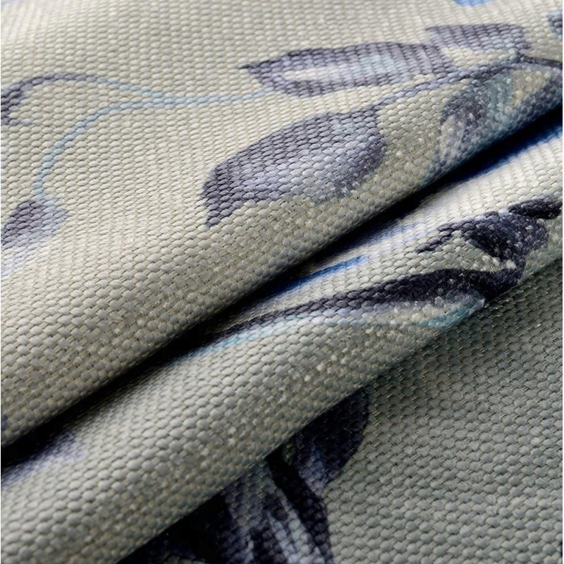 sinicism blue and white porcelain pattern room darkening window curtains