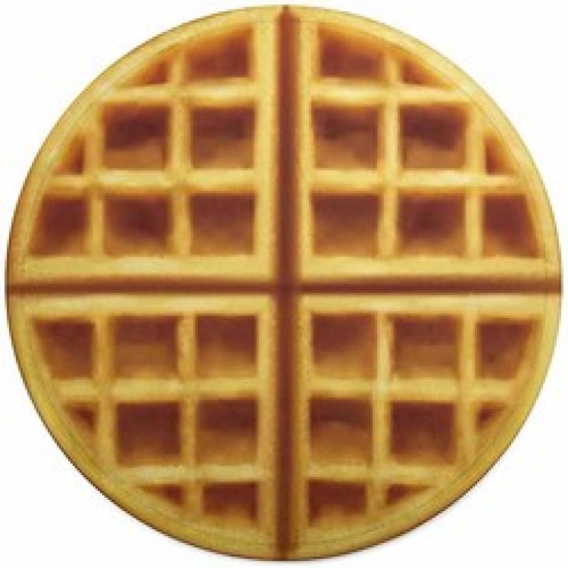 Waffle Creations Food Throw Travel Portable Wearable Doughnut Pizza Burrito Tortilla Round Wrap Blanket for Bed Office