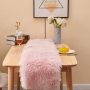 High Quality Modern Small Fur White Thanksgiving Table Runners for Christmas Wedding Party Holiday Birthday Home Farmhouse