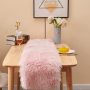 High Quality Modern Small Fur White Thanksgiving Table Runners for Christmas Wedding Party Holiday Birthday Home Farmhouse