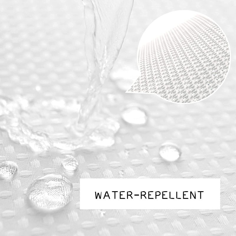 Waffle Waterproof Shower Curtains, Customized Photo Polyester Bath Curtain With Tassel$