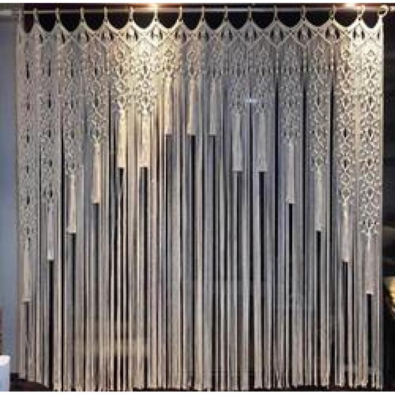 Manufacturers handmade cotton rope woven tapestry curtains, fabric home decoration curtains, a variety of Nordic bohemian styles