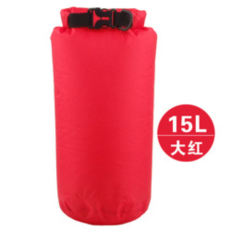 Amazon 190T polyester taffeta Outdoor rafting waterproof 15L Portable Compression Swimming package moisture-proof storage bag