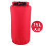 Amazon 190T polyester taffeta Outdoor rafting waterproof 15L Portable Compression Swimming package moisture-proof storage bag