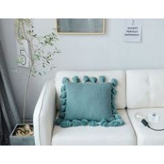 Sofa Blue Cushion, Solid Designs Funny Cushion Covers/