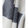 2019 Top Quality 100% Polyester Online Store Black White Striped Curtains Printed