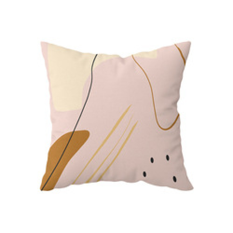 Hot Selling Abstract Human Face Line Girl Home Decorative Cushion Cover, Modern Design Square Cafe Pillow Cushion Cover/