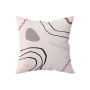 Hot Selling Abstract Human Face Line Girl Home Decorative Cushion Cover, Modern Design Square Cafe Pillow Cushion Cover/