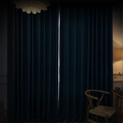 100% Polyester modern blackout used hotel gardinen new designs embossed Curtain