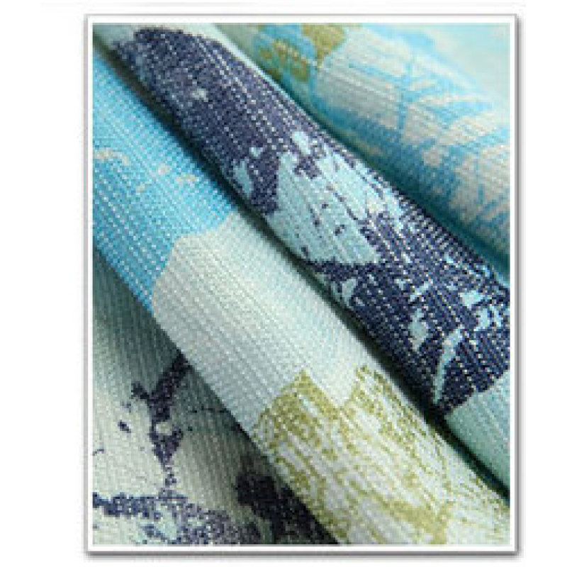 China Suppliers 100% Polyester Plants Pattern 3D printed Blackout Curtain