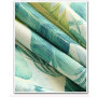 China Suppliers 100% Polyester Plants Pattern 3D printed Blackout Curtain