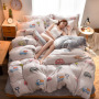 Home Children Bedding Sets 100% Cotton, Custom Printed Cotton Bedding Sets Queen Comforter