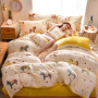 Home Children Bedding Sets 100% Cotton, Custom Printed Cotton Bedding Sets Queen Comforter