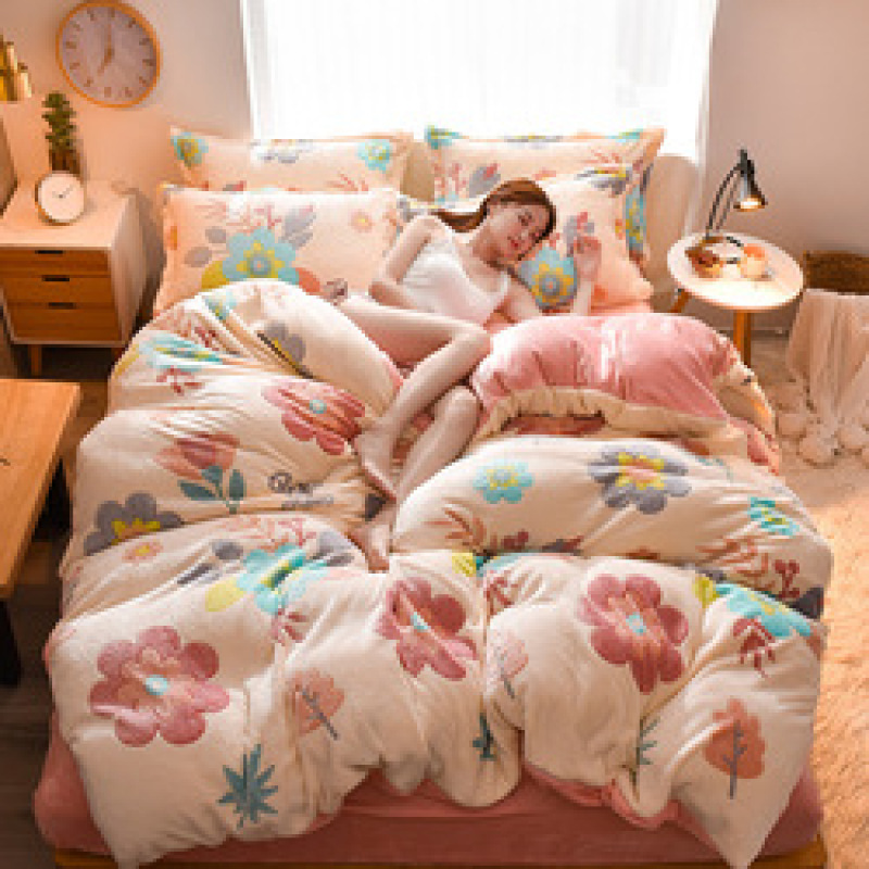 Home Children Bedding Sets 100% Cotton, Custom Printed Cotton Bedding Sets Queen Comforter
