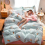 Home Children Bedding Sets 100% Cotton, Custom Printed Cotton Bedding Sets Queen Comforter