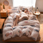 Home Children Bedding Sets 100% Cotton, Custom Printed Cotton Bedding Sets Queen Comforter