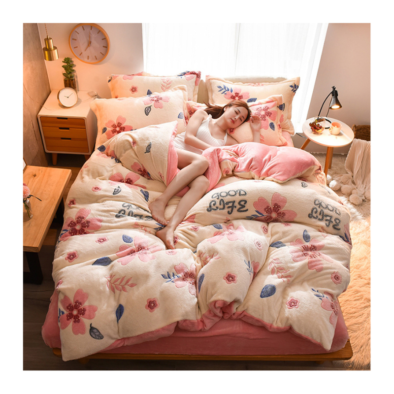 Home Children Bedding Sets 100% Cotton, Custom Printed Cotton Bedding Sets Queen Comforter