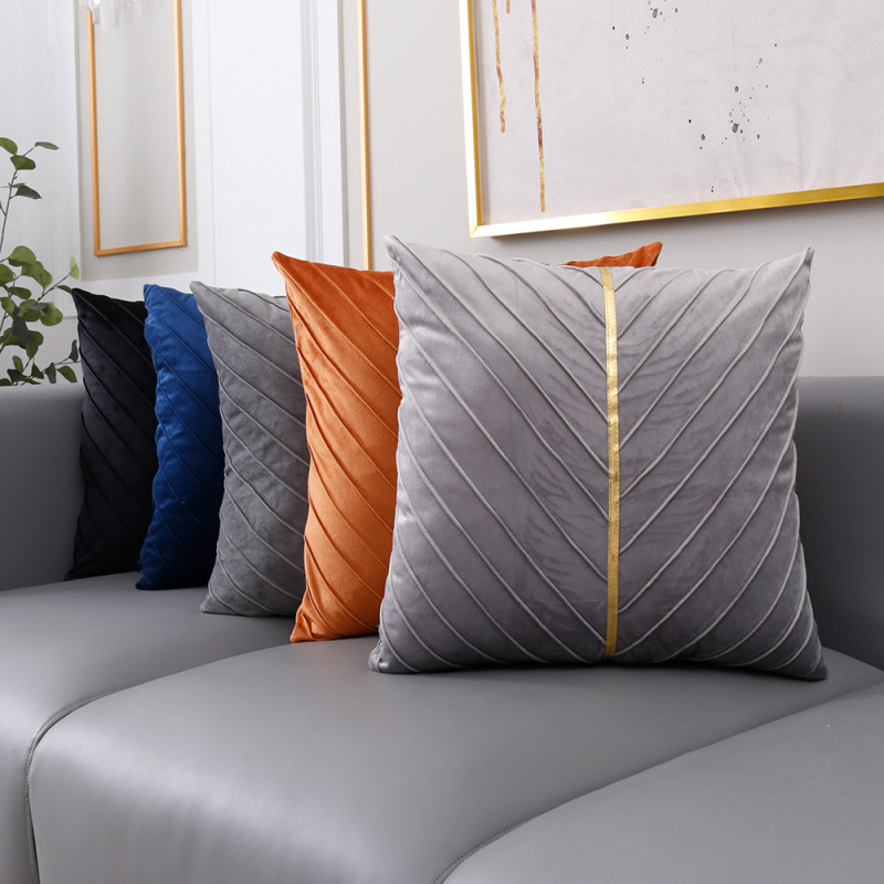 Foreign trade cross-border Dutch velvet crumpled pillowcase sofa waist by Amazon one drop shipping/