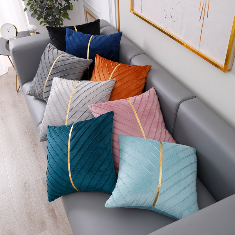 Foreign trade cross-border Dutch velvet crumpled pillowcase sofa waist by Amazon one drop shipping/