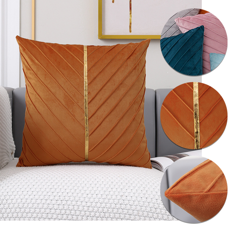 Foreign trade cross-border Dutch velvet crumpled pillowcase sofa waist by Amazon one drop shipping/