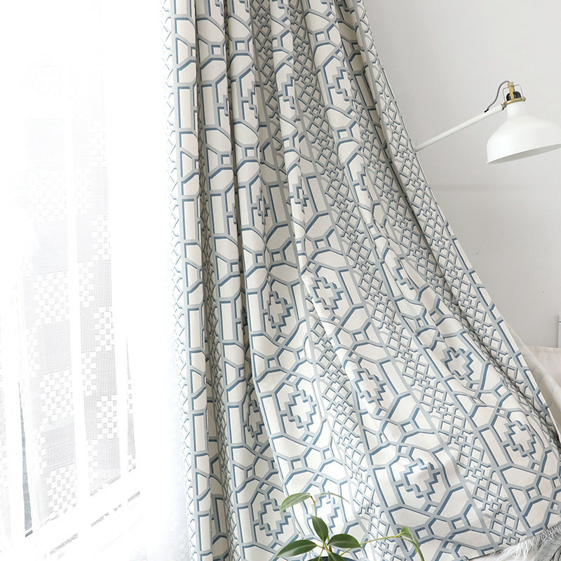 China Suppliers For Home Office Blackout Curtains Decorativas Bedroom Cortinas