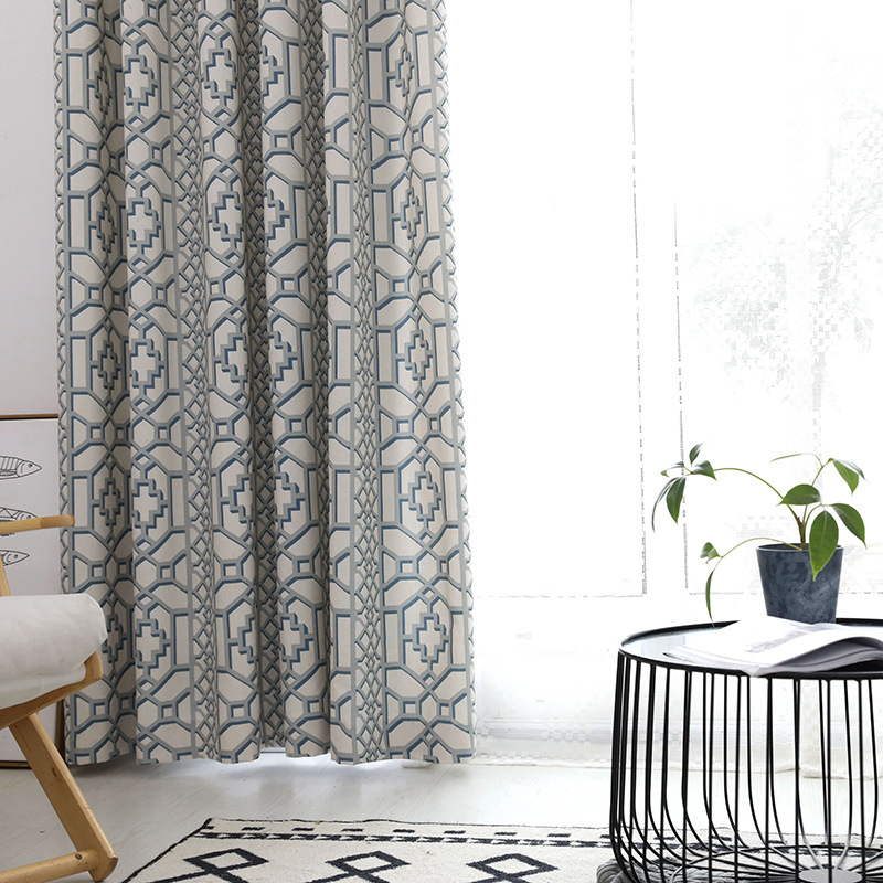 China Suppliers For Home Office Blackout Curtains Decorativas Bedroom Cortinas