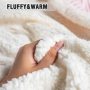 Lamb Cashmere Soft Blanket Warm Striped Bedding Sherpa Plaid Baby Receiving Blankets Outdoor Camping Rugs