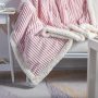 Lamb Cashmere Soft Blanket Warm Striped Bedding Sherpa Plaid Baby Receiving Blankets Outdoor Camping Rugs