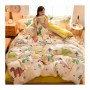 Winter Bed Sheet Sets Bedding/ Custom Velvet Comforter Set Bedding, 4 Pcs Cotton Custom Package Adult Customized Logo Cartoon 40