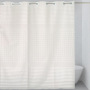 Hookless Shower Curtain With Snap In Liner, Black And White Square Hookless  Shower Curtain/