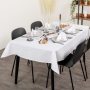 High-Quality 80 cm x 80 cm Square 100% Cotton According to Oeko-Tex 100 Made in China Modern Tablecloth for Any Occasion