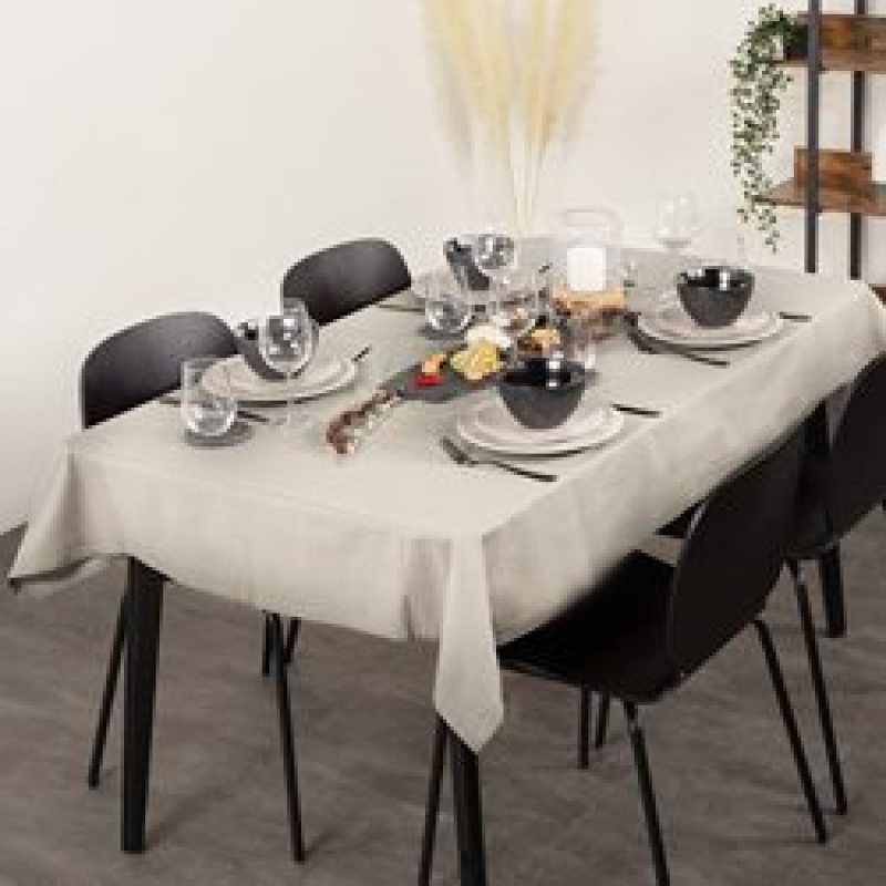 High-Quality 80 cm x 80 cm Square 100% Cotton According to Oeko-Tex 100 Made in China Modern Tablecloth for Any Occasion