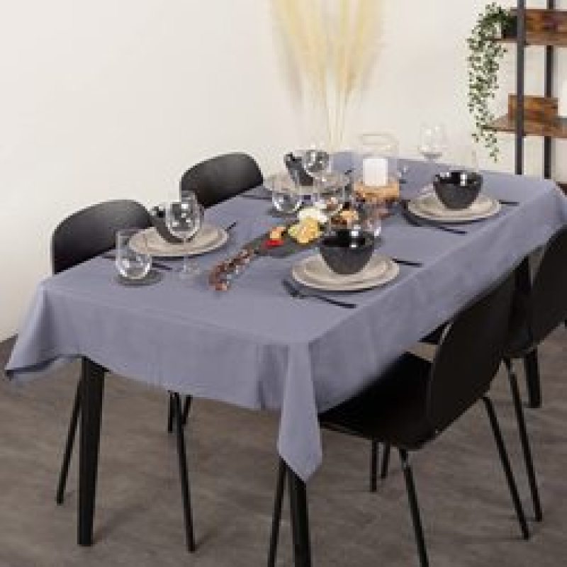 High-Quality 80 cm x 80 cm Square 100% Cotton According to Oeko-Tex 100 Made in China Modern Tablecloth for Any Occasion