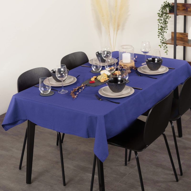 High-Quality 80 cm x 80 cm Square 100% Cotton According to Oeko-Tex 100 Made in China Modern Tablecloth for Any Occasion