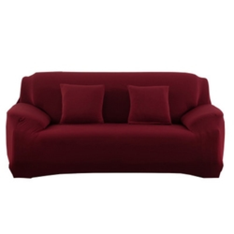 solid color stretch sofa cover for living room couch cover slipcover stretch armchair sofa cover elastic material