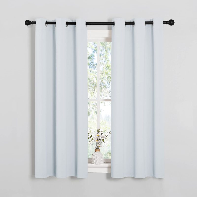Plain European style extra long blackout curtains blackout curtain floaking coating pure white  blackout curtains 300 cm drape