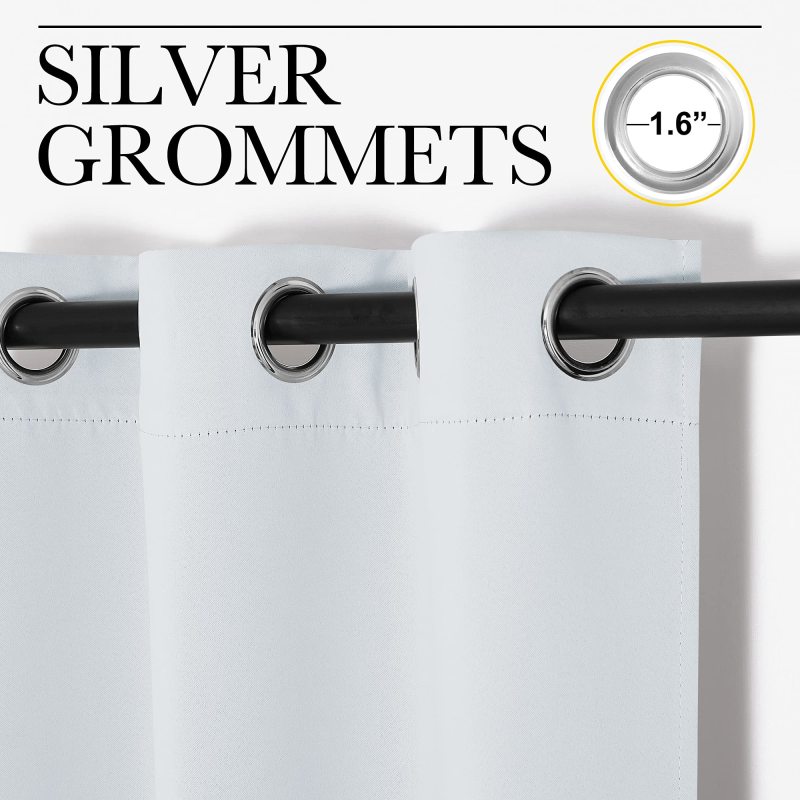 Plain European style extra long blackout curtains blackout curtain floaking coating pure white  blackout curtains 300 cm drape