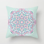 Garden Furniture Throw Pillow Cover, Retro Relax Arabic Cushion Cover/