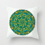 Garden Furniture Throw Pillow Cover, Retro Relax Arabic Cushion Cover/