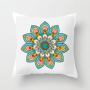 Garden Furniture Throw Pillow Cover, Retro Relax Arabic Cushion Cover/