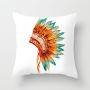 Garden Furniture Throw Pillow Cover, Retro Relax Arabic Cushion Cover/