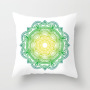 Garden Furniture Throw Pillow Cover, Retro Relax Arabic Cushion Cover/