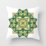 Garden Furniture Throw Pillow Cover, Retro Relax Arabic Cushion Cover/