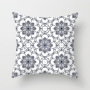 Garden Furniture Throw Pillow Cover, Retro Relax Arabic Cushion Cover/