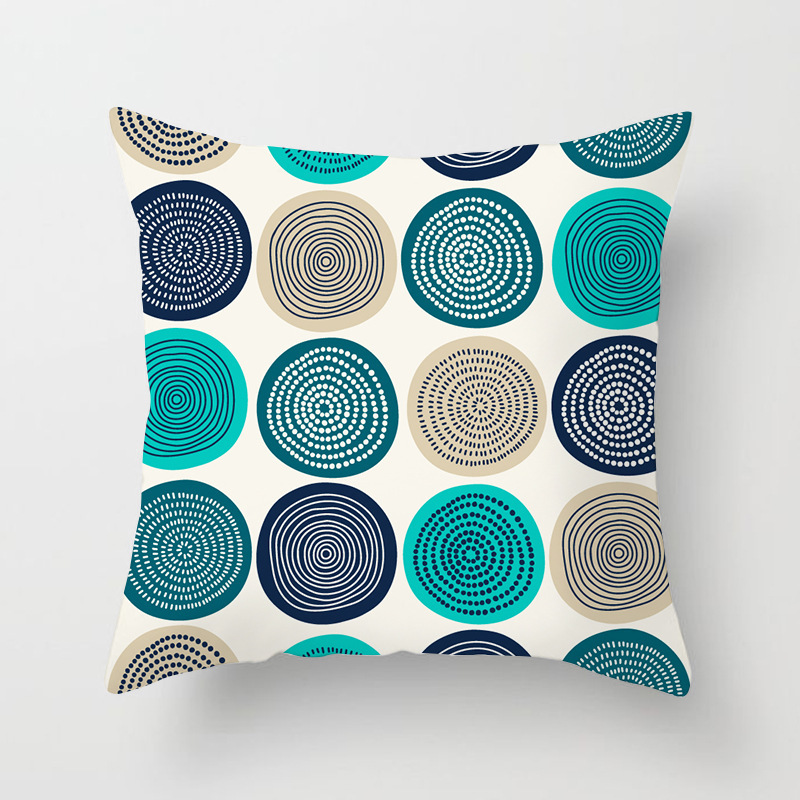 Garden Furniture Throw Pillow Cover, Retro Relax Arabic Cushion Cover/