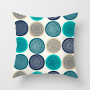 Garden Furniture Throw Pillow Cover, Retro Relax Arabic Cushion Cover/