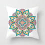 Garden Furniture Throw Pillow Cover, Retro Relax Arabic Cushion Cover/