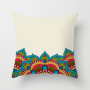 Garden Furniture Throw Pillow Cover, Retro Relax Arabic Cushion Cover/