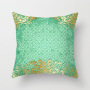 Garden Furniture Throw Pillow Cover, Retro Relax Arabic Cushion Cover/